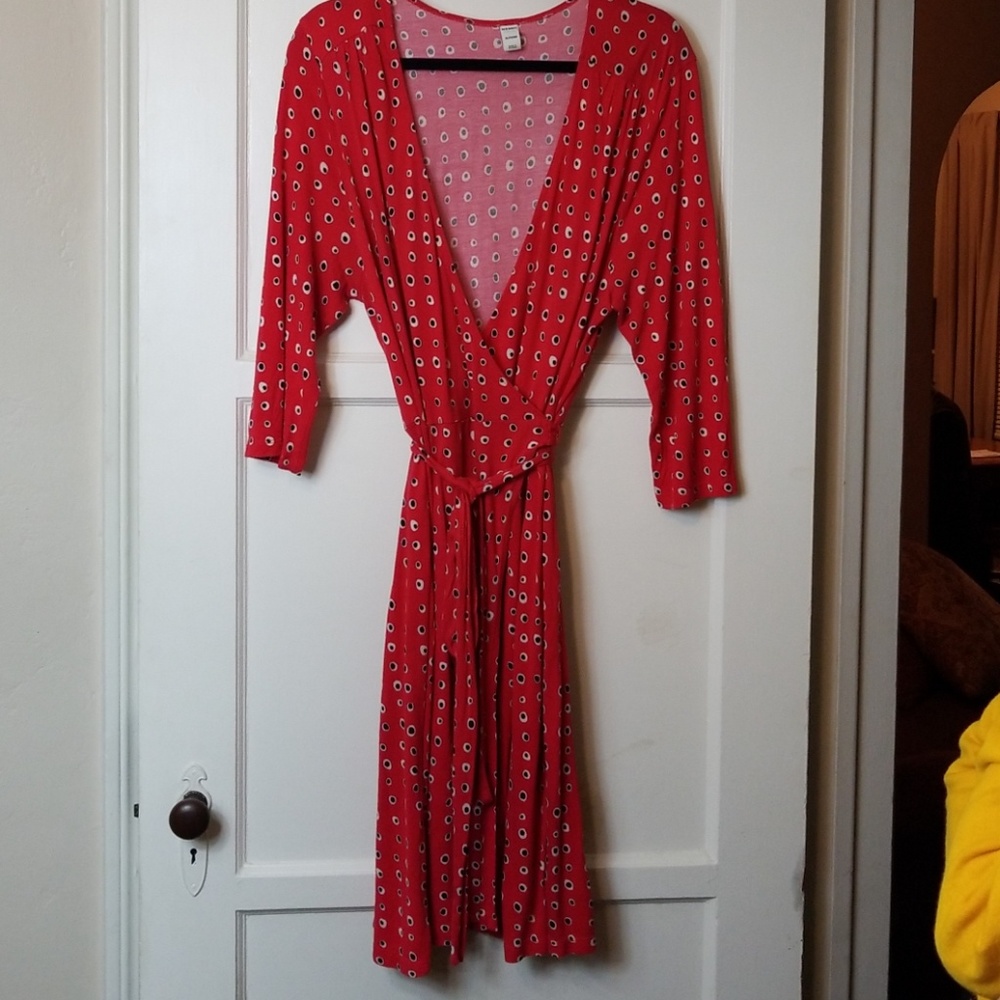 WOMENS WRAP DRESS